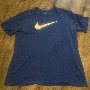 Nike Men's  Blue Short Sleeve Tee soft material